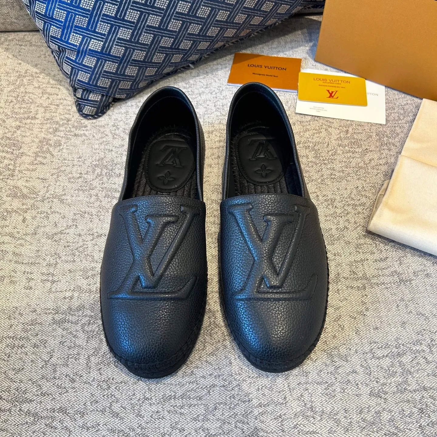 [L Family] Top P: 720💰-Size: 39-44 (customized at 38.45.46) L Family Freesstyle Men's Fisherman Shoes. 2026 Overseas🎆🎆[Spring and Summer New Style: Lv Fisherman Shoes] Material: calf suede, cowhide𥚃, rubber injection process, hemp rope with rubber outsole.